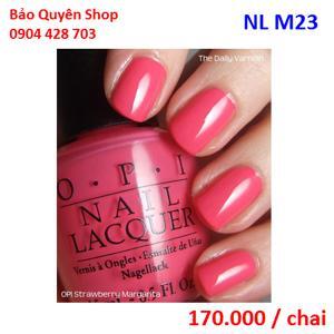 Sơn móng OPI #NLM23 Strawberry Margarita Nail Polish 15ml