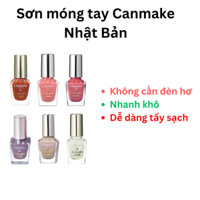Sơn móng tay Canmake Nhật Bản - sơn thạch hồng đào đủ màu hot trend không đèn hơ chính hãng