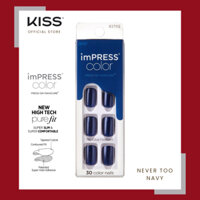 Sơn Móng Tay Dạng Ấn KISS NY Màu Xanh Navy KIMC016