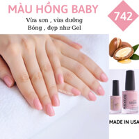 Sơn móng tay Organics Naturals Revive Chính Hãng Mỹ USA - Màu Hồng Thạch Baby mã 742