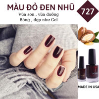 Sơn móng tay Organics Naturals Revive Chính Hãng Mỹ USA - Màu Đỏ Đen Ánh Nhũ mã 727