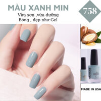 Sơn móng tay Organics Naturals Revive Chính Hãng Mỹ USA - Màu Xanh Min Nhạt mã 758
