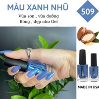 Sơn móng tay Organics Naturals Revive Chính Hãng Mỹ USA - Màu Xanh Nhũ mã 509