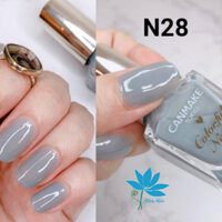 Sơn Móng Tay Thạch Canmake Tokyo Japan Nhật Bản Nội Địa Sơn Móng Chân Màu N28 Smokey Aqua Xanh dương khói