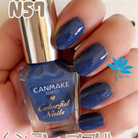 Sơn Móng Tay Thạch Canmake Tokyo Japan Nhật Bản Nội Địa Sơn Móng Chân Màu N57 Indigo Blue Chàm lam