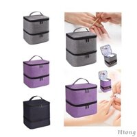 Sơn Móng Tay Tổ Chức Hộp Đựng Son Môi Móng Tay Làm Đẹp Hộp Dụng Cụ Làm Móng Tay Mang Túi Tote Có Tay Cầm Cho Bút Chấm Nước Hoa