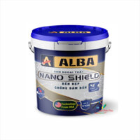 SƠN Ngoại thất ALBA  cao cấp (5lit). NANO SHIELD. Có khả năng chống thấm, độ che phủ cao, chống rêu mốc