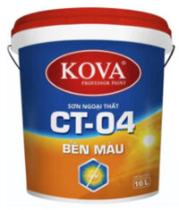 Sơn ngoại thất cao cấp KOVA CT-04 Bền màu (Bóng) (loại 16L)