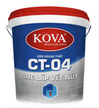 Sơn ngoại thất cao cấp KOVA CT-04 Che Lấp Vết Nứt 16L