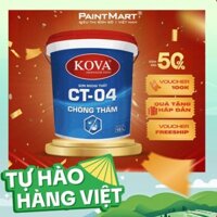 Sơn ngoại thất cao cấp KOVA CT-04 CHỐNG THẤM - THÙNG 16L