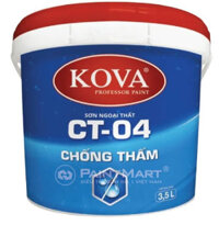Sơn ngoại thất cao cấp KOVA CT-04 Plus Chống thấm (Bóng) (loại 16L)