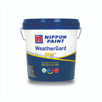 Sơn ngoại thất cao cấp Nippon WEATHERGARD PLUS+ (1lít).  Là loại sơn nước chịu thời tiết.