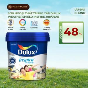 Sơn ngoại thất Dulux Inspire sắc màu bền đẹp bề mặt mờ Z98 - 18 lít
