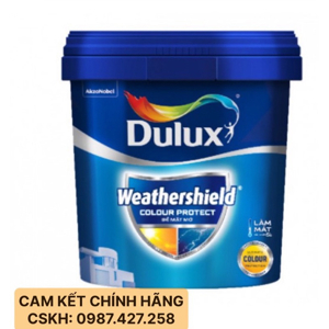 Sơn ngoại thất Dulux Weathershield Colour Protect bóng E023 - 5 lít