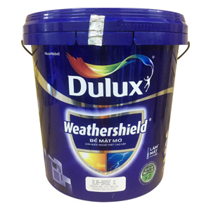 Sơn ngoại thất Dulux Weathershield bề mặt mờ BJ8 - 15 lít