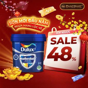 Sơn ngoại thất Dulux Weathershield bề mặt mờ BJ8 - 15 lít