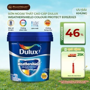 Sơn ngoại thất Dulux Weathershield Colour Protect mờ E015 - 15 lít