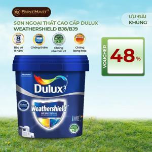 Sơn ngoại thất Dulux Weathershield bề mặt mờ BJ8 - 15 lít