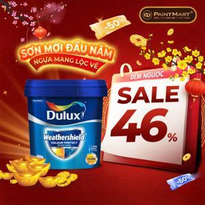 Sơn ngoại thất Dulux Weathershield Colour Protect mờ E015 - 15 lít