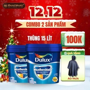 Sơn ngoại thất Dulux Weathershield Colour Protect mờ E015 - 15 lít