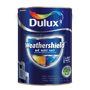 Sơn ngoại thất Dulux Weathershield bề mặt mờ BJ8 - 1 lít