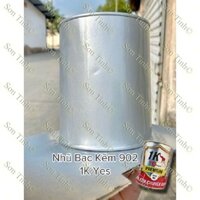 Sơn nhũ bạc 1k Yes Paint 400g 800g cho Kẽm, Sắt, Inox, Gỗ