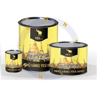 SƠN NHŨ VÀNG 1K YES PAINT 9999 400g 800g sơn gỗ sắt thép tôn bê tông phào chỉ thạch cao chậu cảnh kiểng