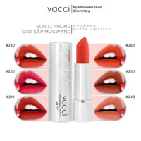 Son Nhung Lì Cao Cấp Vacci Mugwang Lipstick Matte