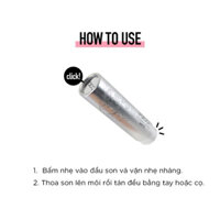 SON NHUNG LÌ VACCI ( lỗi đụng đầu nhẹ)