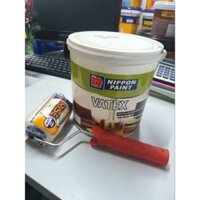 Sơn nippon vatex nội thất 4.8kg trắng+lulo(hàng chính hãng nippon)