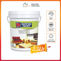 Sơn Nippon Vatex trong nhà (3.5lít/4.8kg). Độ che phủ cao, chống rêu mốc, dễ sử dụng