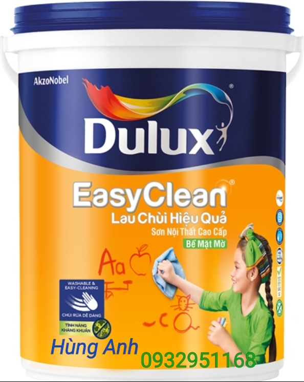 Sơn Nội Thất Dulux EasyClean A991 - 18 lít