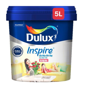 Sơn nội thất Dulux Inspire bề mặt mờ 39A - Lon 5 lít