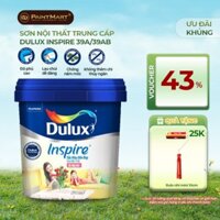 Sơn nội thất Dulux Inspire bề mặt bóng 39AB thùng 15L