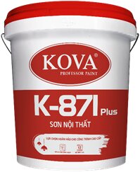 Sơn nội thất KOVA K-871 Plus (Bán Bóng, Bóng) (loại 16L)