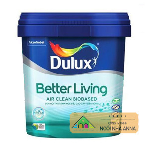Sơn nội thất sinh học Dulux Better Living Air Clean Siêu Bóng - 5 lít