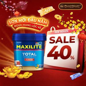 Sơn nội thất trắng trần Maxilite Siêu Trắng 30C-25272S thùng 18L