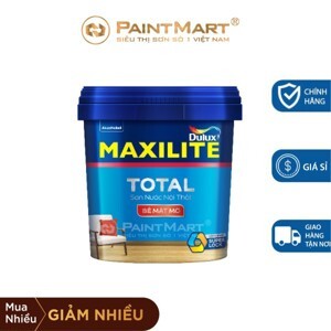 Sơn nội thất trắng trần Maxilite Siêu Trắng 30C-25272S thùng 18L