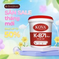 Sơn nước bóng cao cấp trong nhà Kova K-871 lon 3.5 lít (Sơn nội thất)
