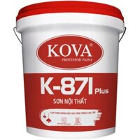 Sơn nước bóng cao cấp trong nhà Kova K-871 Plus lon 3,5L