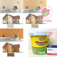 Sơn nước màu kem nhạt nâu đất cam Nội thất Trong nhà BEAUTY của URAI PAINTS 1 lít