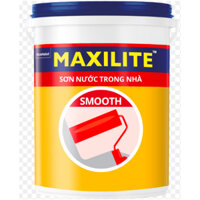 Sơn nước Maxilite nội thất Smooth 18L màu trắng