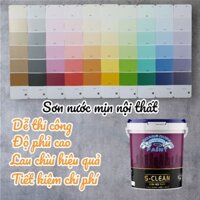 Sơn nước mịn nội thất giá rẻ,màu sắc đa dạng,dễ lau chùi.Sơn nước dễ thi công,tiết kiệm,an toàn,làm mới,trang trí phòng