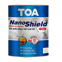 SƠN NƯỚC NGOẠI THẤT CAO CẤP TOA NANOSHIELD - 15lit