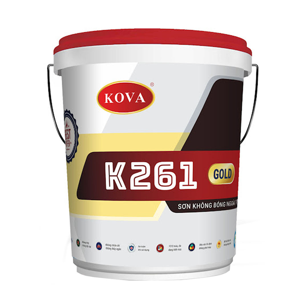 Sơn nước ngoại thất Kova K-261 Gold - 20kg