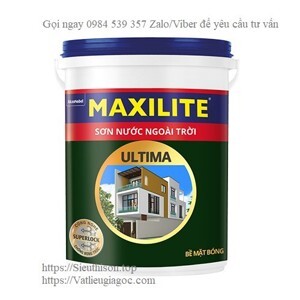 Sơn nước ngoài trời Maxilite Ultima bề mặt bóng LU1 - 5 lít
