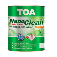 SƠN NƯỚC NỘI THẤT CAO CẤP TOA NANOCLEAN BÓNG MỜ - 15lit