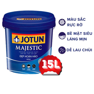 Sơn nước nội thất Jotun Majestic đẹp hoàn hảo bóng - Thùng 15 lít