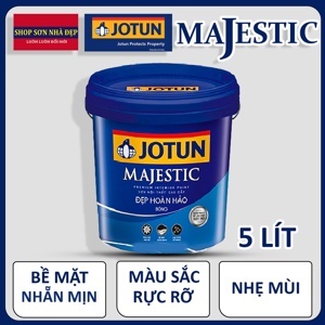Sơn nước nội thất Jotun Majestic đẹp hoàn hảo bóng - Lon 5 lít