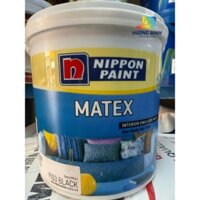 Sơn nước nội thất Nippon Matex màu Đen (thùng 5kg)
